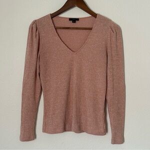J. Crew | Long-sleeved Pink Knit Top